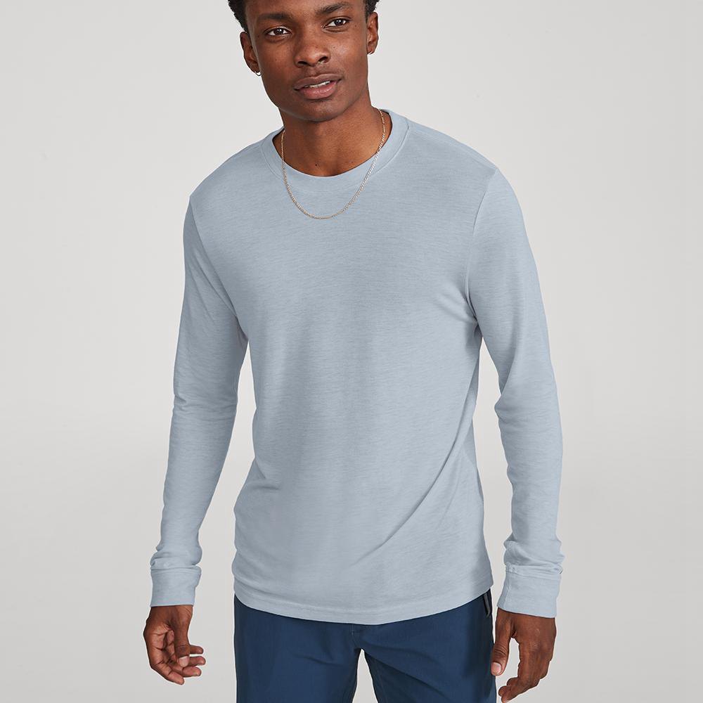 Allbirds Men\'s T-Shirt Grey - TrinoXO™ Long Sleeve - 17963RDPT